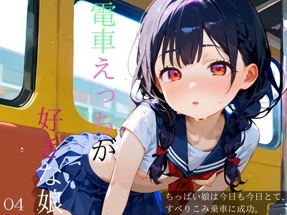 ちっぱい娘、電車●痴に沼る04【ロリもち】