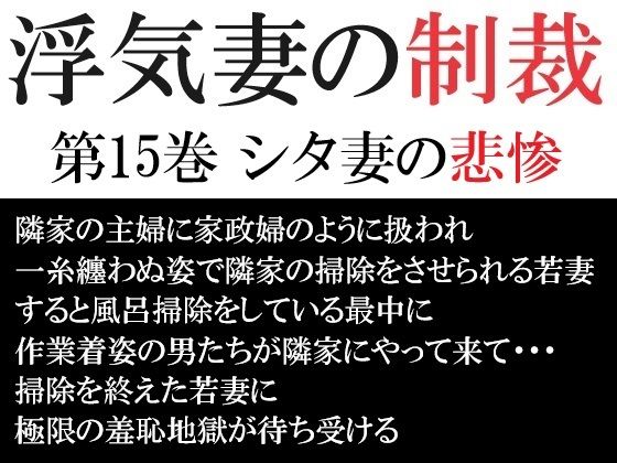 浮気妻の制裁 第15巻 シタ妻の悲惨【海老沢  薫】