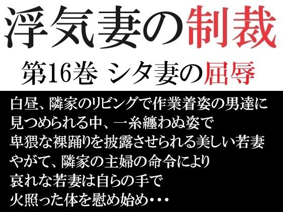 浮気妻の制裁 第16巻 シタ妻の屈辱【海老沢  薫】